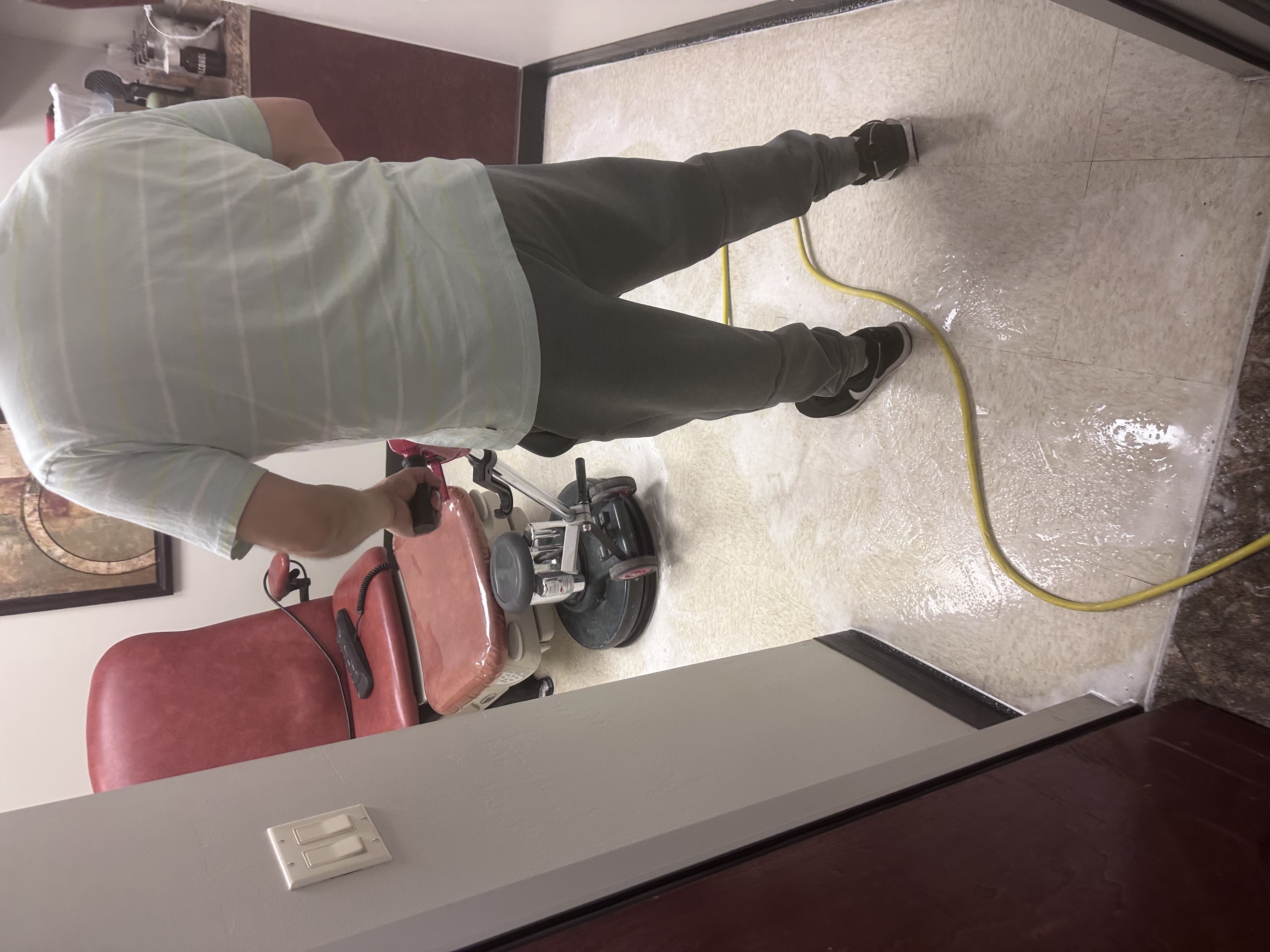 Office floor care and carpet cleaning