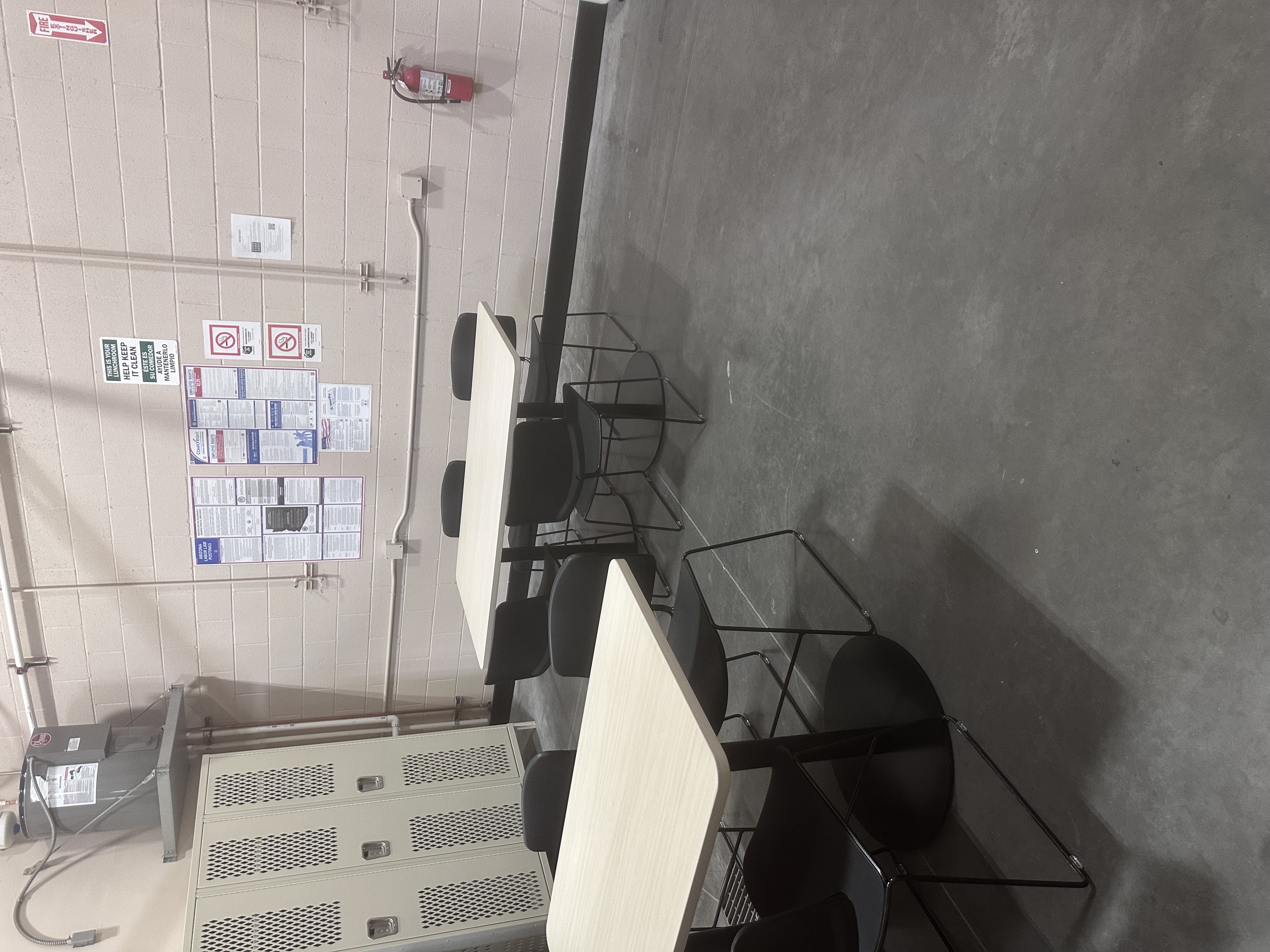 Restroom and breakroom office cleaning