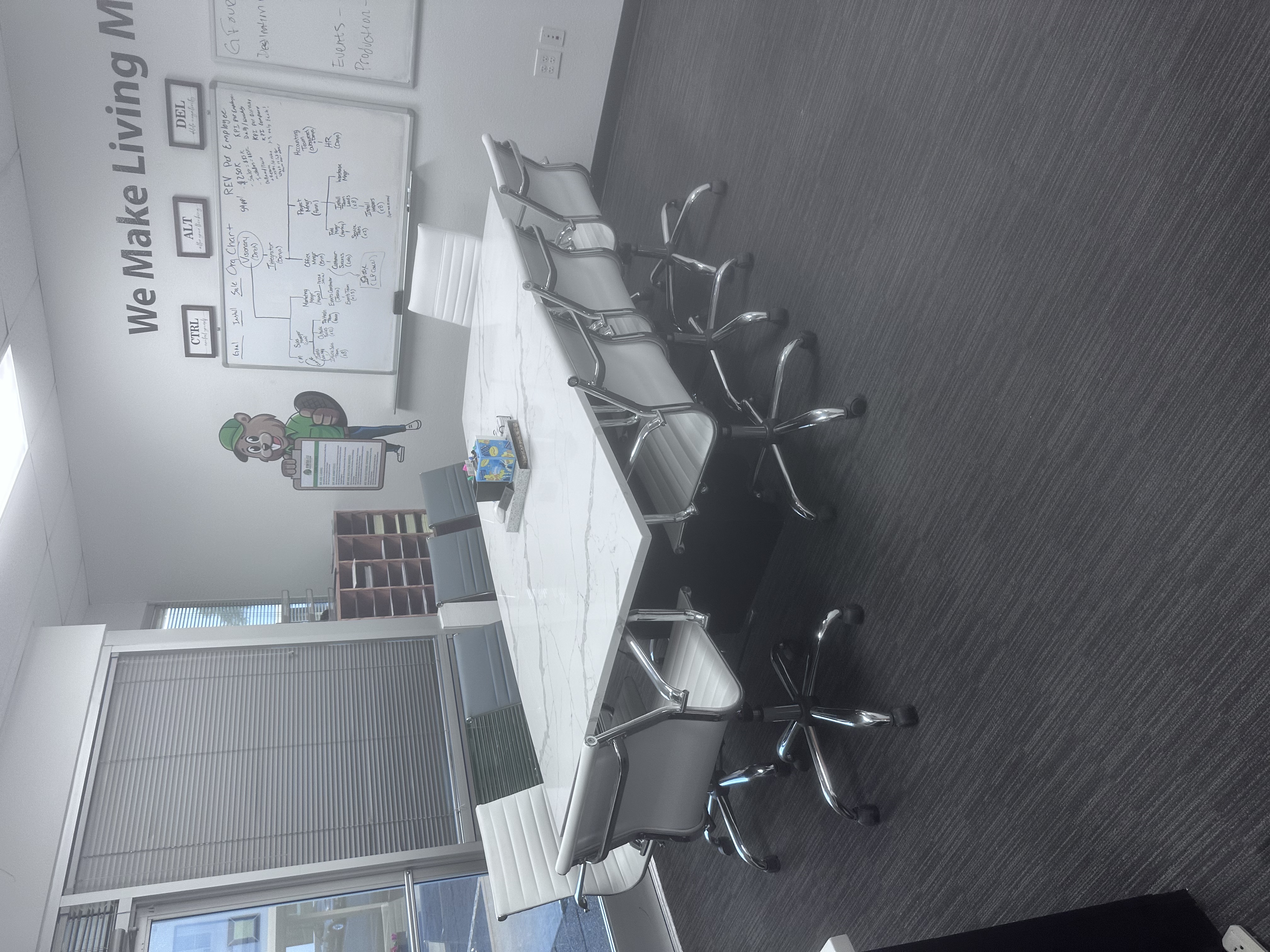 Clean Phoenix office conference room after Fresh Care Cleaning service